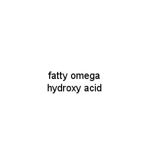 fatty omega hydroxy acid